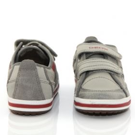 Детски обувки за момче с лепки GEOX j11a4b 0cs22 c1234, Сиви
