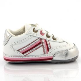 Бебешки обувки за прохождащи GEOX B9117L 00043 C0007, Бели с фуксия