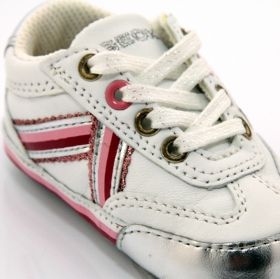 Бебешки обувки за прохождащи GEOX B9117L 00043 C0007, Бели с фуксия