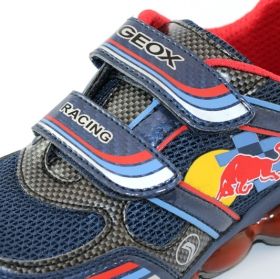 Мигающие кроссовки GEOX Red Bull Racing J32K6N 01402 C0200 - синие