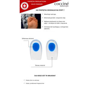 COCCINE GALOS STANDARD Гел-подложки при диабет и болки в петите